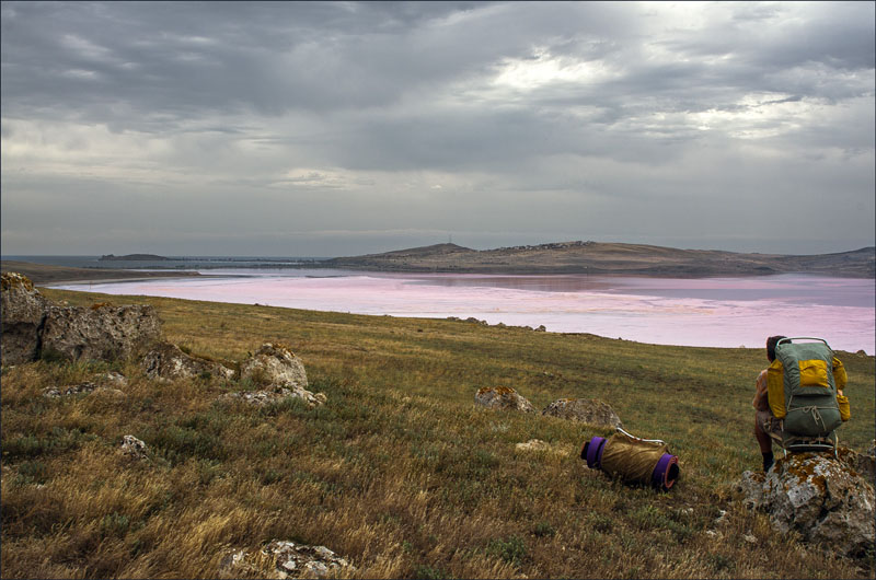 Керченское соленое озеро